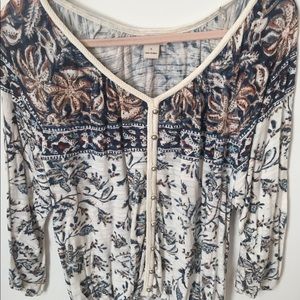 Lucky brand peasant top